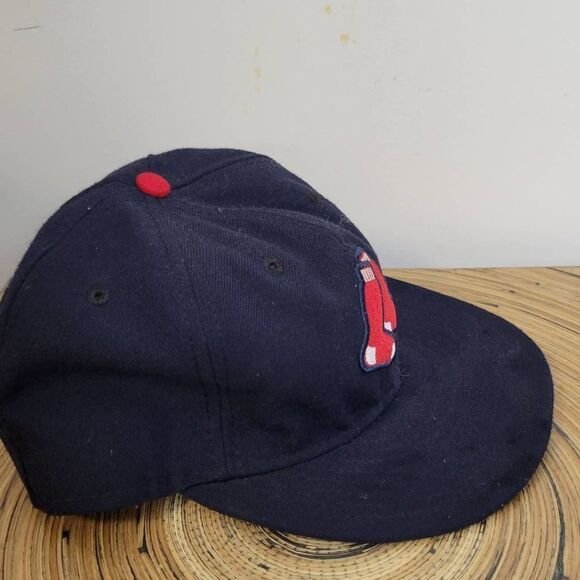 New Era 59Fifty On Field MLB Hat Boston Red Sox Size 7 Black Embroidered - Picture 2 of 4
